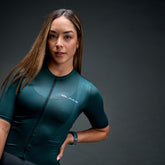 JERSEY PRO TEAM BLK MUJER VERDE PINO